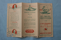 1933 U.S. FRIGATE CONSTITUTION OFFICIAL PROGRAM - K 2560
