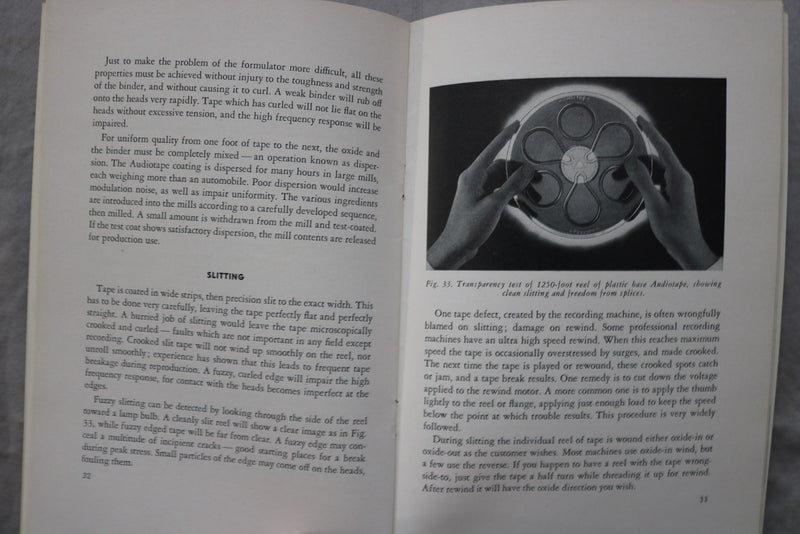 1951 FUNDAMENTALS OF MAGNETIC RECORDINGS - SOFTCOVER BOOK - K 3469
