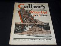 1918 MARCH 2 COLLIER'S MAGAZINE - WAKE UP FRONT COVER - E 5102