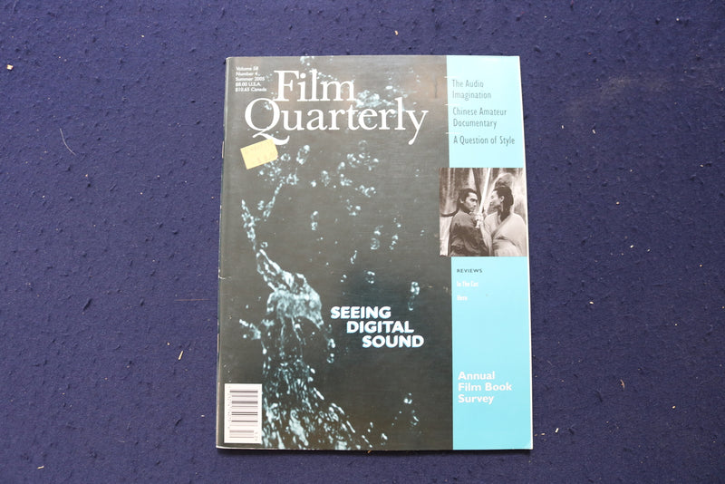 2005 SUMMER FILM QUARTERLY MAGAZINE-RAIN FROM DOLBY DIGITAL SOUND COVER- E 17633