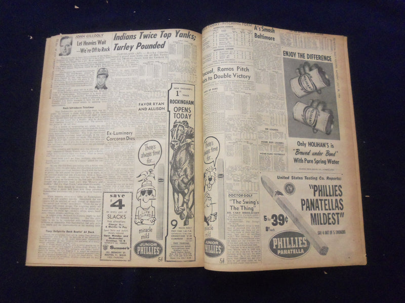 1958 JULY 28 BOSTON DAILY RECORD NEWSPAPER-YANKEE MARINE SLAIN IN BEIRUT-NP 6366