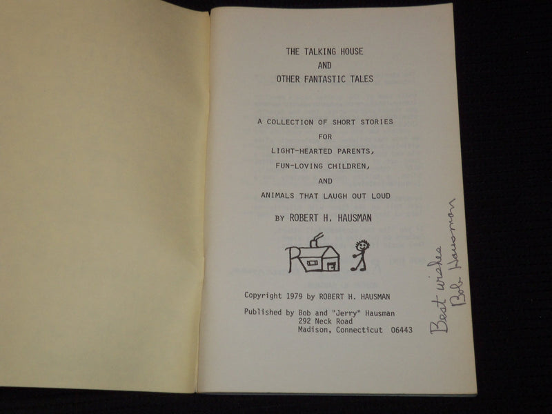 1978-1980 ROBERT H. HAUSMAN BOOK LOT OF 3 - ALL SIGNED - O 1740B