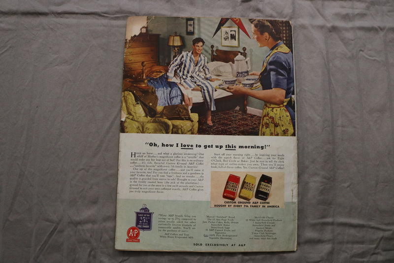 1942 APRIL WOMAN'S DAY MAGAZINE - DUCKLINGS COVER - B 1113P