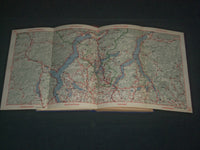 1929 GUIDE TO ROUTIER DE L'AUTOMOBILE - CLUB DE SUISSE - GREAT MAPS - KD 5452