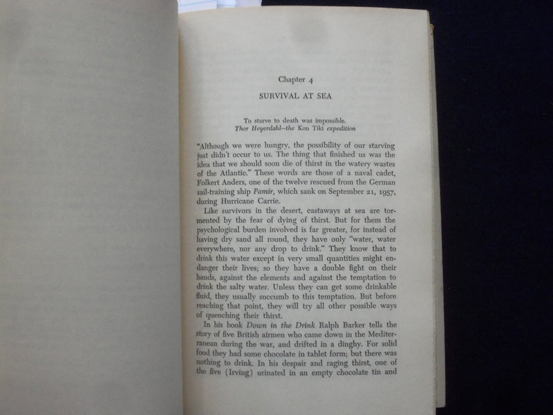 1965 THE ART OF SURVIVAL HARDCOVER BOOK BY CORD CHRISTIAN TROEBST - KD 8919