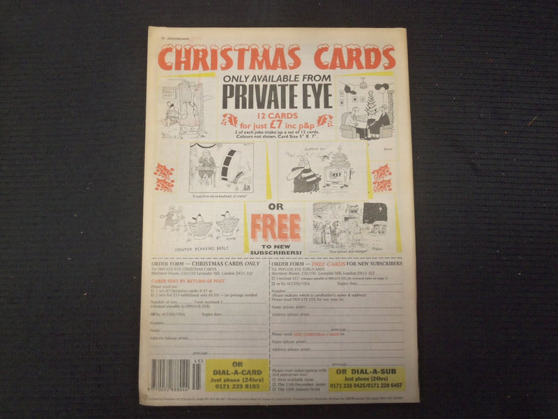 1996 NOVEMBE 15 PRIVATE EYE MAGAZINE - PRODIGAL GAZZA FRONT COVER - E 8166