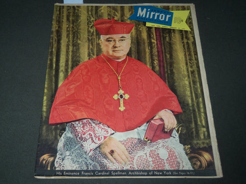 1949 FEB 27 SUNDAY MIRROR MAGAZINE SECTION - FRANIS CARDINAL SPELLM- J 2928