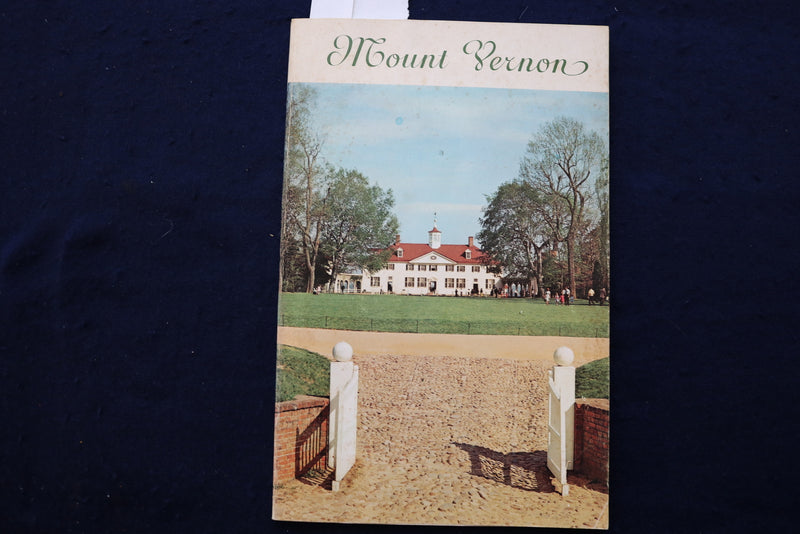1953 & 1967 MOUNT VERNON - AN ILLUSTRATED HANDBOOK -SOFTCOVER - LOT OF 2- K 1343