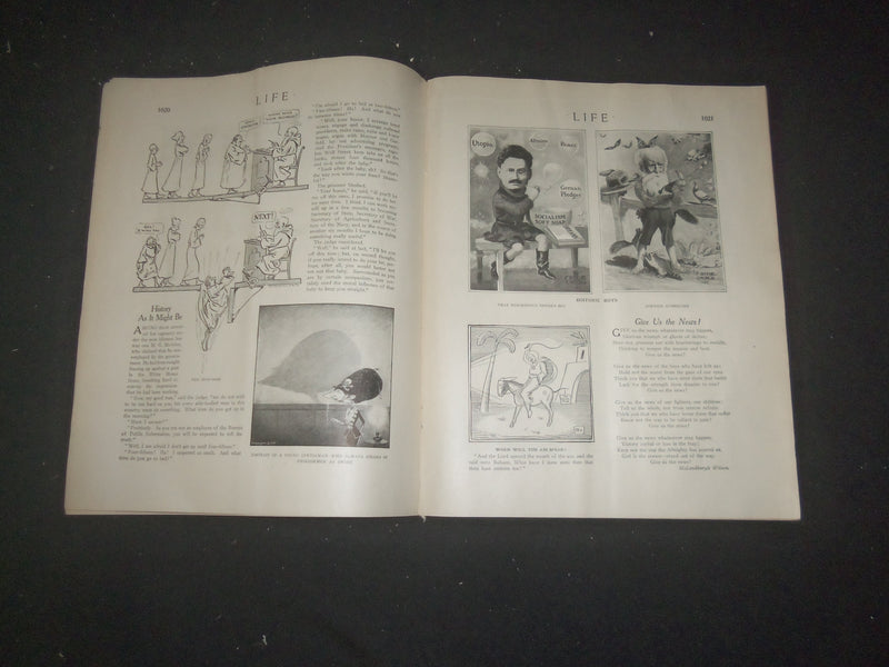 1918 JUNE 27 LIFE MAGAZINE - NORMAN ROCKWELL ILLUSTRATED COVER - L 767L