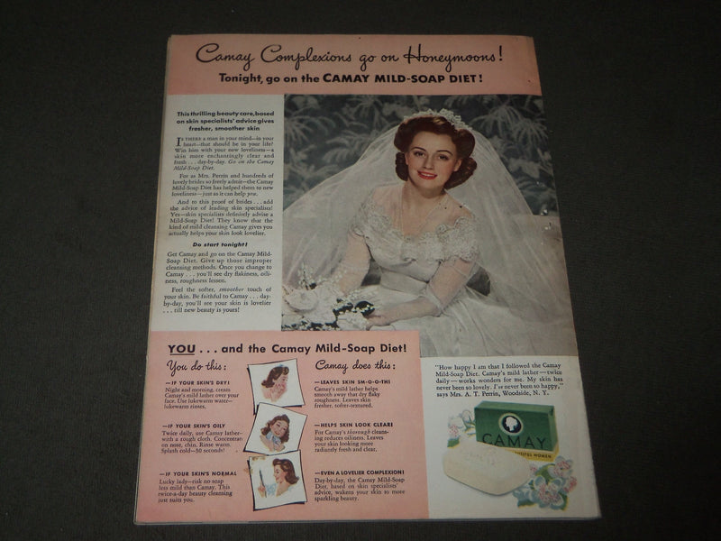 1943 JUNE SCREENLAND MAGAZINE - DOROTHY LAMOUR - GREAT PHOTOS - J 3399