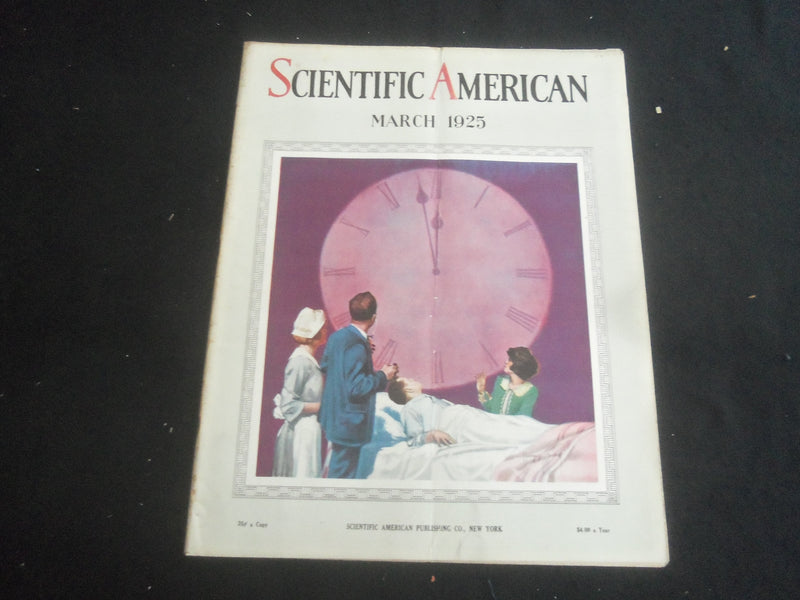 1925 MARCH SCIENTIFIC AMERICAN MAGAZINE - GREAT COVER & ARTICLES - B 5535L