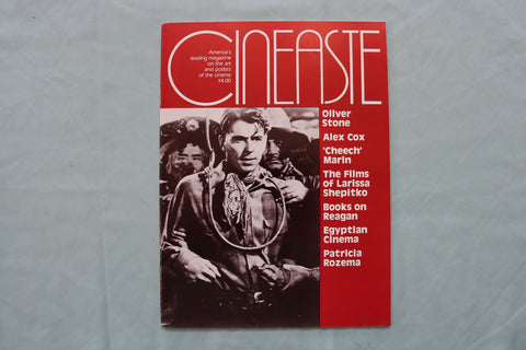 1988 CINEASTE MAGAZINE - RONALD REAGAN COVER - E 19695