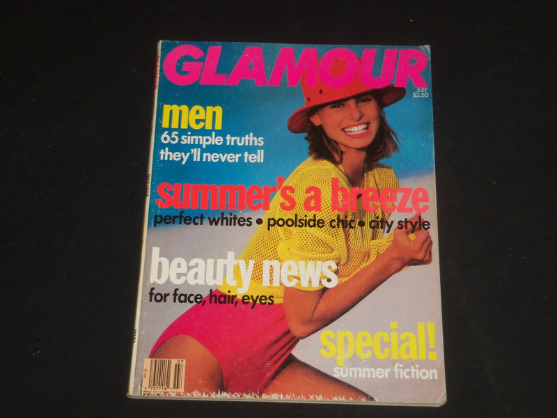 1990 JULY GLAMOUR MAGAZINE - NIKI TAYLOR COVER - SP 4420