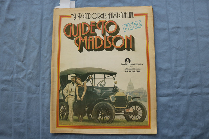 1977 FALL GUIDE TO MADISON (WISCONSIN) NEWSPAPER - NP 9231