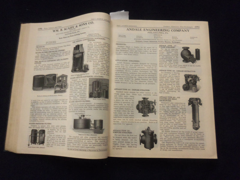1926 CONDENSED CATALOGUES OF MERCHANICAL EQUIPMENT SOFTCOVER BOOK - KD 8301