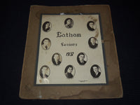 1937 LATHAM SENIORS MOUNTED PHOTO - OKLAHOMA - 10 1/2