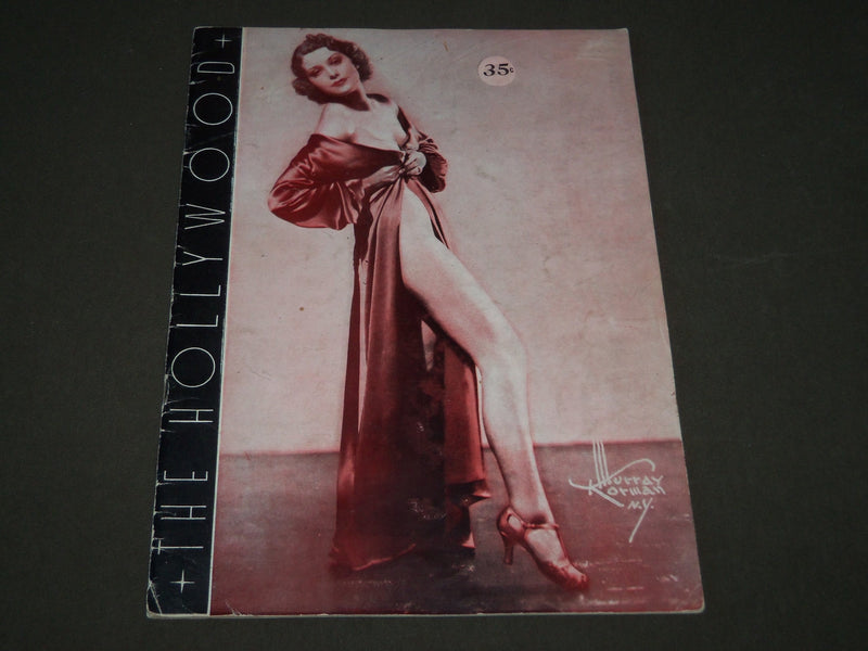 1937 THE HOLLYWOOD CABARET RESTAURANT PROGRAM - GREAT PHOTOS - J 3443