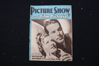 1939 OCT 21 PICTURE SHOW MAGAZINE - IRENE DUNNE & FRED MACMURRAY COVER - E 25184