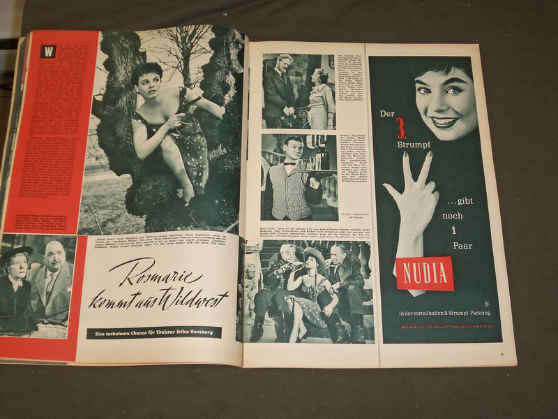 1956 MAY 15 FILM REVIEW (GERMAN) MAGAZINE - NICE PHOTOS, ARTICLES & ADS - B 3971
