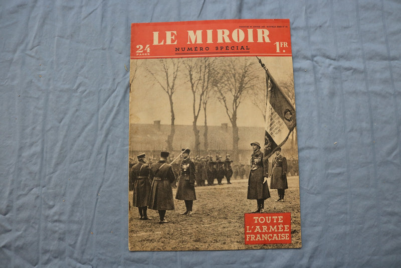 1940 LE MIROIR MAGAZINE - FRENCH - LOT OF 4 - O 3855