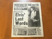 1977 SEPTEMBER 6 MIDNIGHT GLOBE NEWSPAPER - ELVIS' LAST WORDS - NP 4730