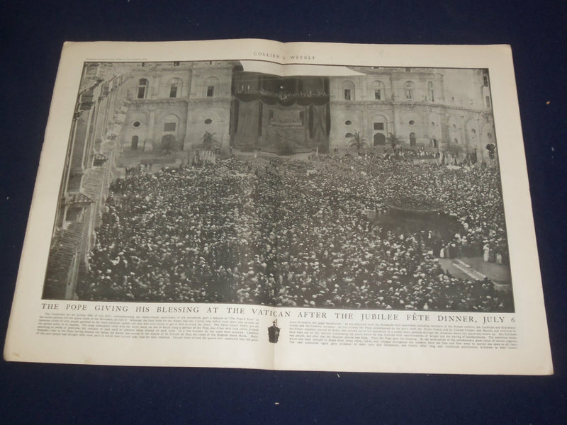 1902 AUGUST 9 COLLIER'S MAGAZINE - NICE ILLUSTRATED COVER - ST 6663