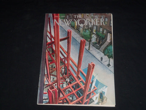 1955 JULY 9 THE NEW YORKER MAGAZINE - ILLUSTRATED COVER - NY 522