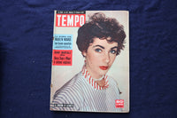 1955 OCTOBER TEMPO MAGAZINE - ELIZABETH TAYLOR COVER - E 23453