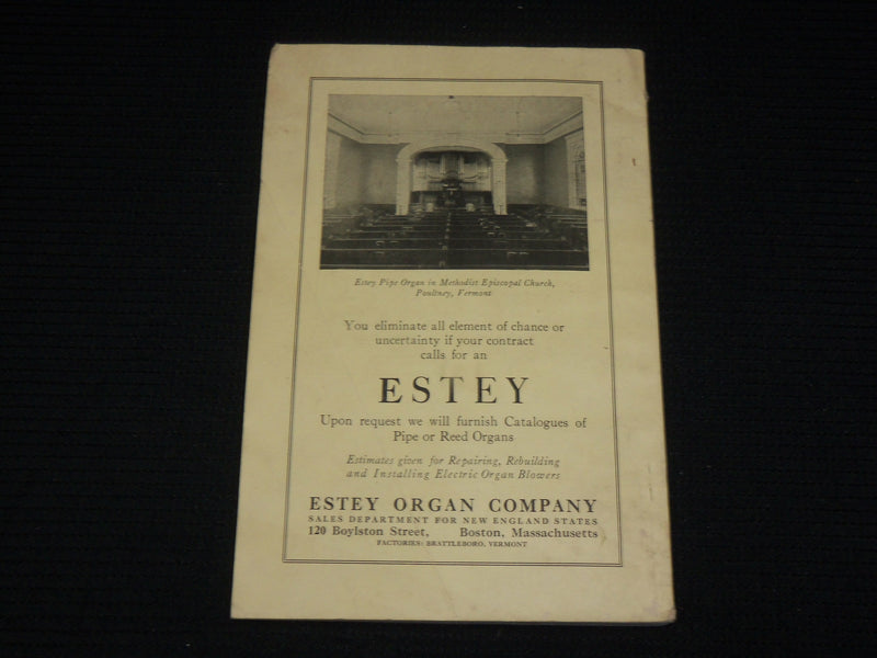 1922 NEW ENGLAND CONFERENCE MINUTES SOFTCOVER BOOK - 126TH SESSION - J 7042