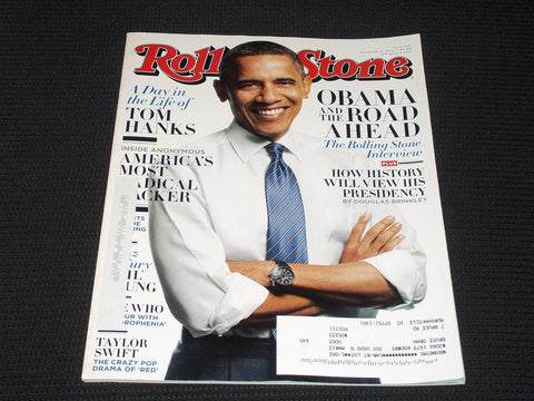 2012 NOVEMBER 8 ROLLING STONE MAGAZINE - BARACK OBAMA FRONT COVER - E 1716