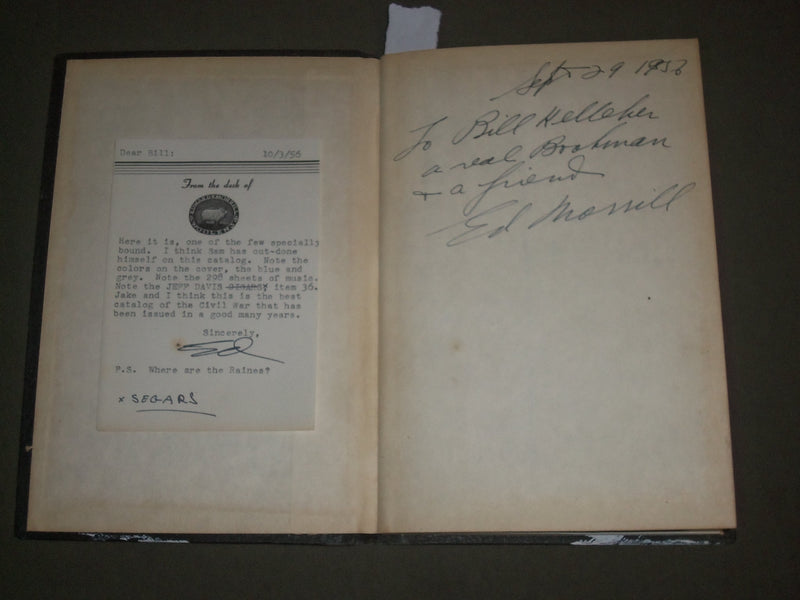 1956 THE WAR BETWEEN THE STATES CATALOG - EDWARD MORRILL & SON INC. - KD 4591