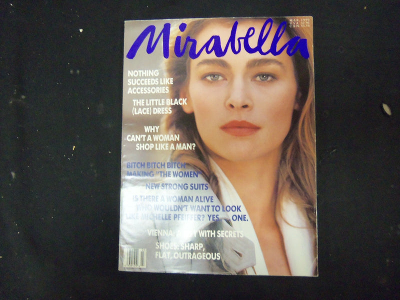 1990 MARCH MIRABELLA MAGAZINE - ISSUE #10 - JOANNA PACULA COVER - ST 4252