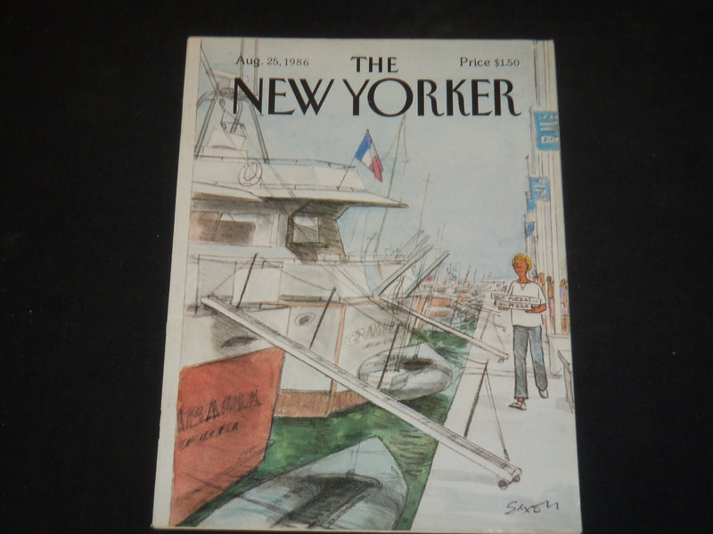 1986 AUGUST 25 THE NEW YORKER MAGAZINE - ILLUSTRATED COVER - NY 1326