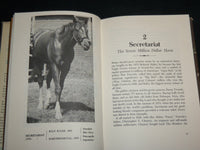 1975 THE TRIPLE CROWN WINNERS HARDCOVER BOOK - RACE HORSES - KD 6857