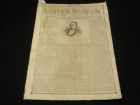 1851 APRIL 26 BOSTON MUSEUM NEWSPAPER - HOUSE OF SEVEN GABLES -M. NOAH - NP 9026