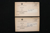 1955-1961 AFFILIATED DUPLICATE BRIDGE CLUBS DIRECTORIES - LOT OF 7 - K 2399