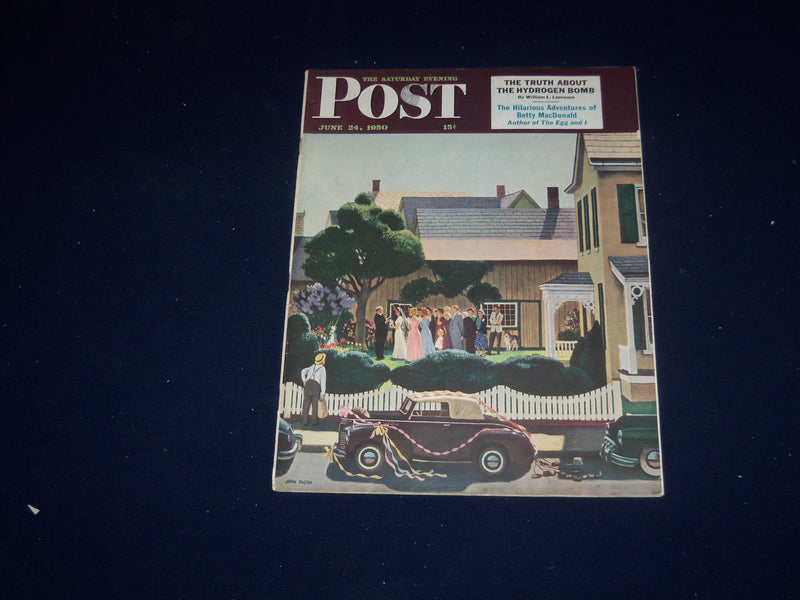 1950 JUNE 24 THE SATURDAY EVENING POST MAGAZINE - ILLUSTRATED COVER - SP 5584