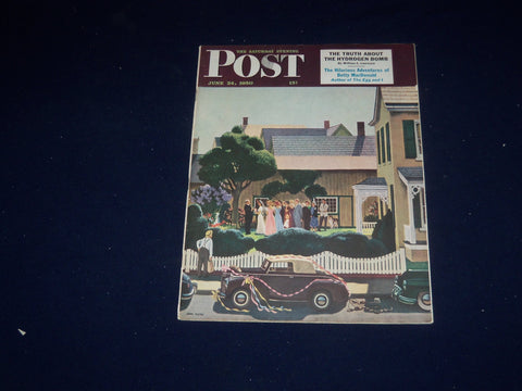 1950 JUNE 24 THE SATURDAY EVENING POST MAGAZINE - ILLUSTRATED COVER - SP 5584