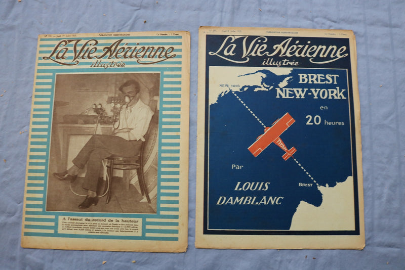 1920 LA VIE AERIENNE MAGAZINE - FRENCH - LOT OF 15 - O 3858