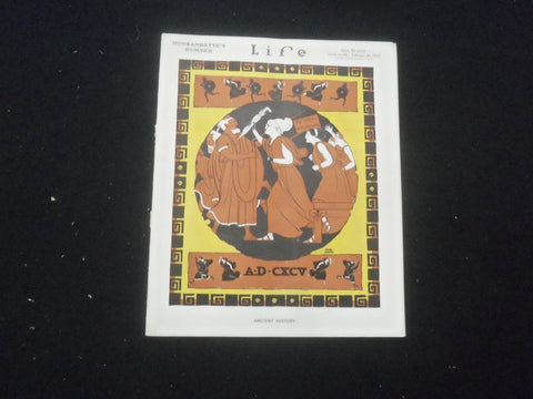 1913 FEBRUARY 20 LIFE MAGAZINE - HUSBANDETTE'S NUMBER - ANCIENT HISTORY - L 757F