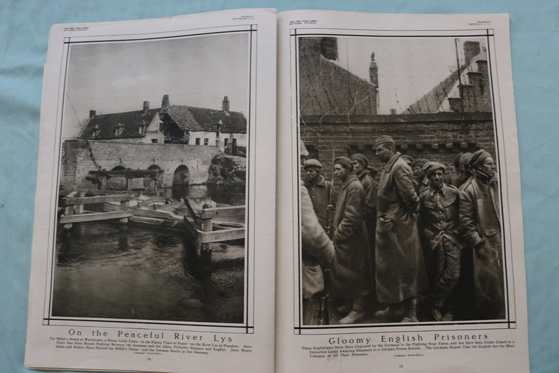 1915 SEP 9 NEW YORK TIMES MID-WEEK PICTORIAL - AMERICAN ARTILLERYMEN - NP 9150