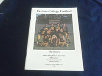 1995 OCT 10 FOOTBALL PROGRAM - URSINUS COLLEGE VS JOHNS HOPKINS UNIV - SP 1216V