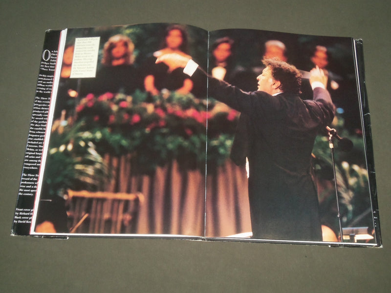 1994 TENORS WITH MEHTA IN CONCERT HARDCOVER BOOK - NICE PHOTOS - I 1394
