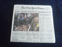 2022 MARCH 12 NEW YORK TIMES - RUSSIA WIDENS ATTACKS ON UKRAINIAN CITIES