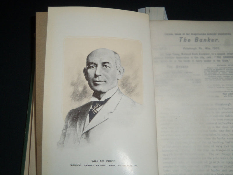 1905-1906 THE BANKER MAGAZINE OF PENNSYLVANIA BI-MONTHLY BOUND VOLUME - KD 5552