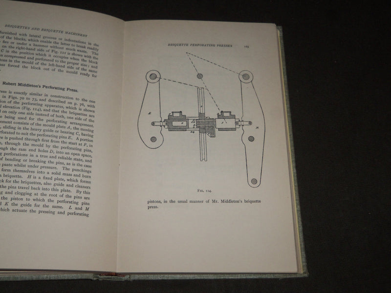1900'S BRIQUETTES AND PATENT FUEL BY PHILIP R. BJORLING BOOK - KD 4815