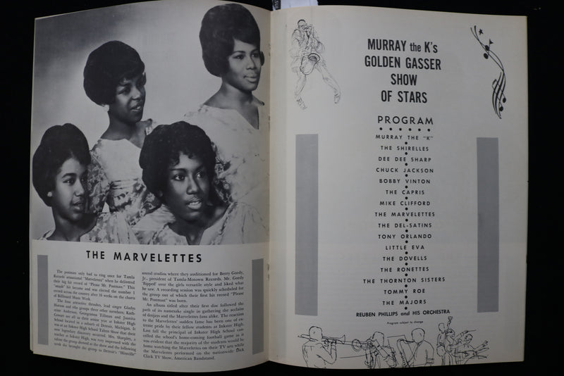 1960'S MURRAY THE K'S GOLDEN GASSER SHOW OF STARS PROGRAM -FOUR SEASONS - K 2264