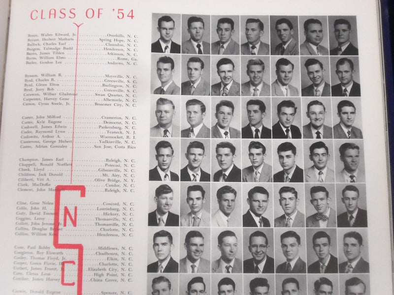 1951 AGROMECK NORTH CAROLINA STATE COLLEGE YEARBOOK - RALEIGH - PHOTOS - YB 226