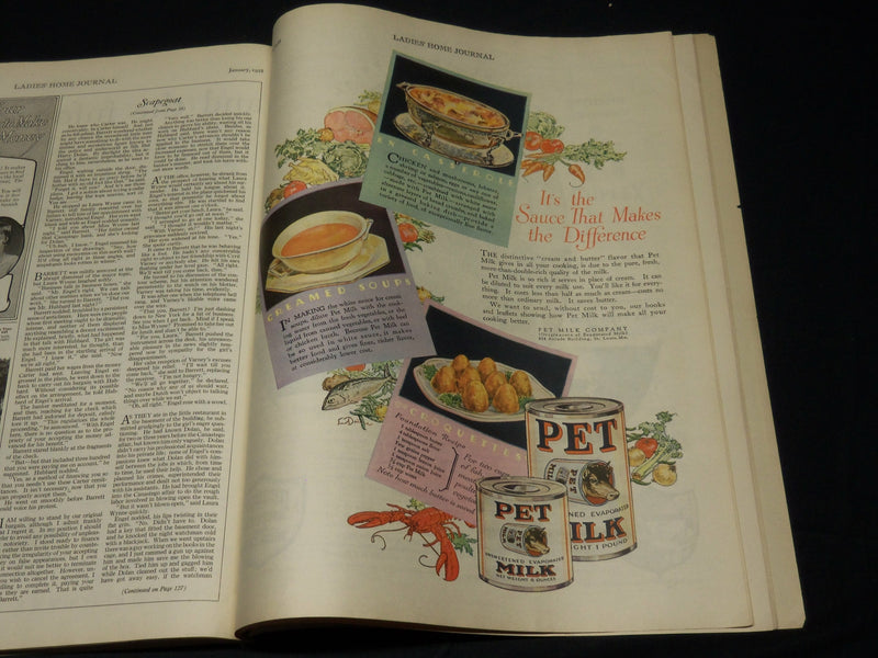 1928 JANUARY LADIES HOME JOURNAL MAGAZINE - KEWPIEVILLE - NICE ADS - F 361
