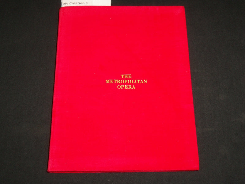 1982 THE METROPOLITAN OPERA A GUIDE HARDCOVER BOOK BY LESLIE CAROLA - KD 6483